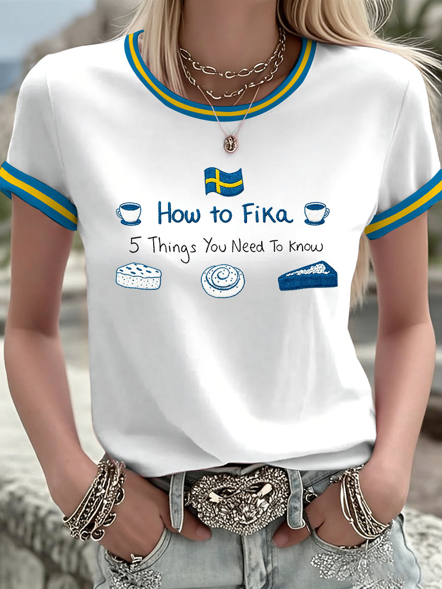 Women's Swedish Printed T-shirt