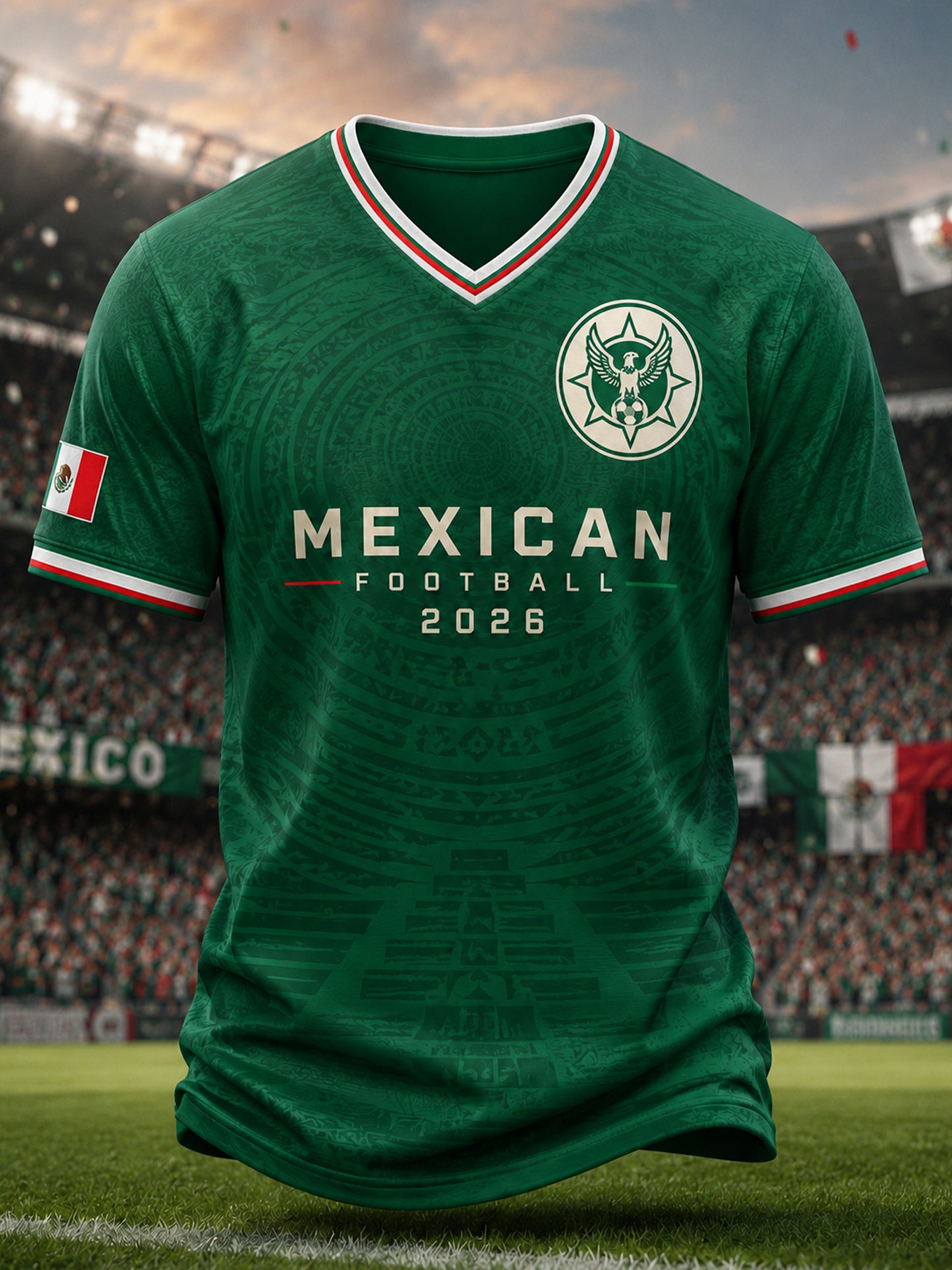 Mexican Football Match Cheering Element Art Print T-Shirt