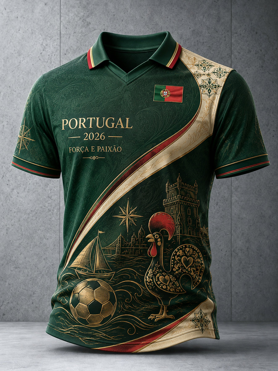 Men's 2026 Portugal Soccer Commemorative Jersey