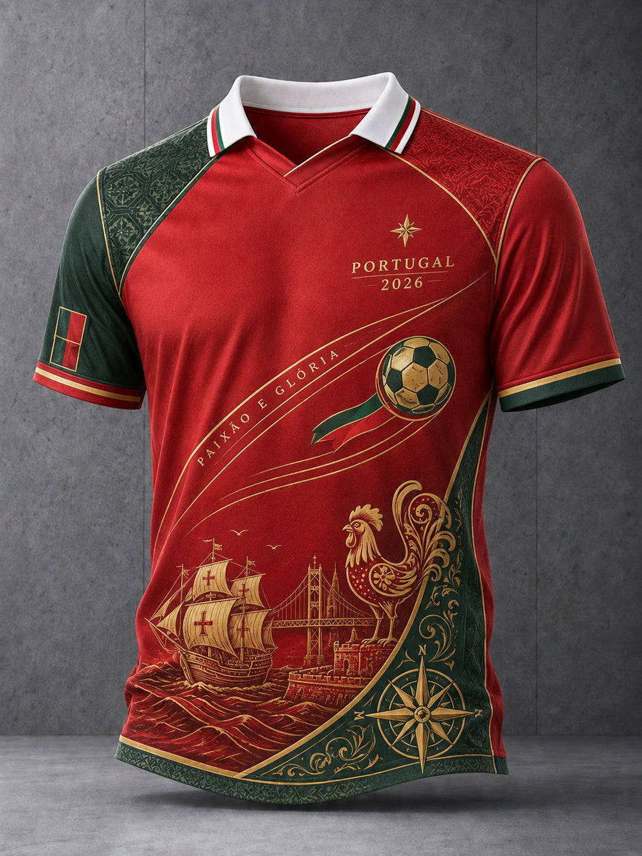 Men's 2026 Portugal Soccer Fan Jersey
