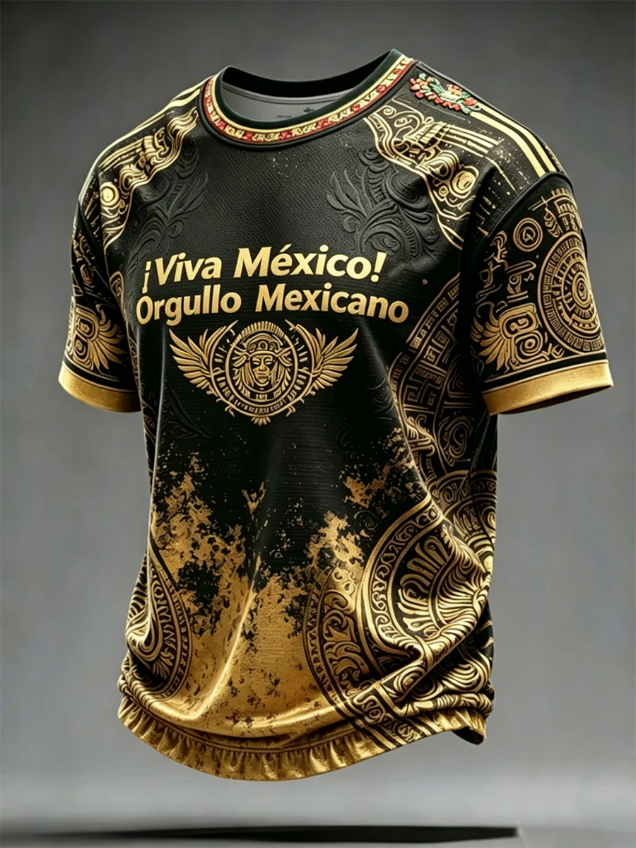 Men's Mexico Printed short sleeves t-shirt