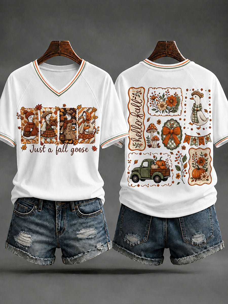 Women's Autumn Animal Series Casual T-shirt