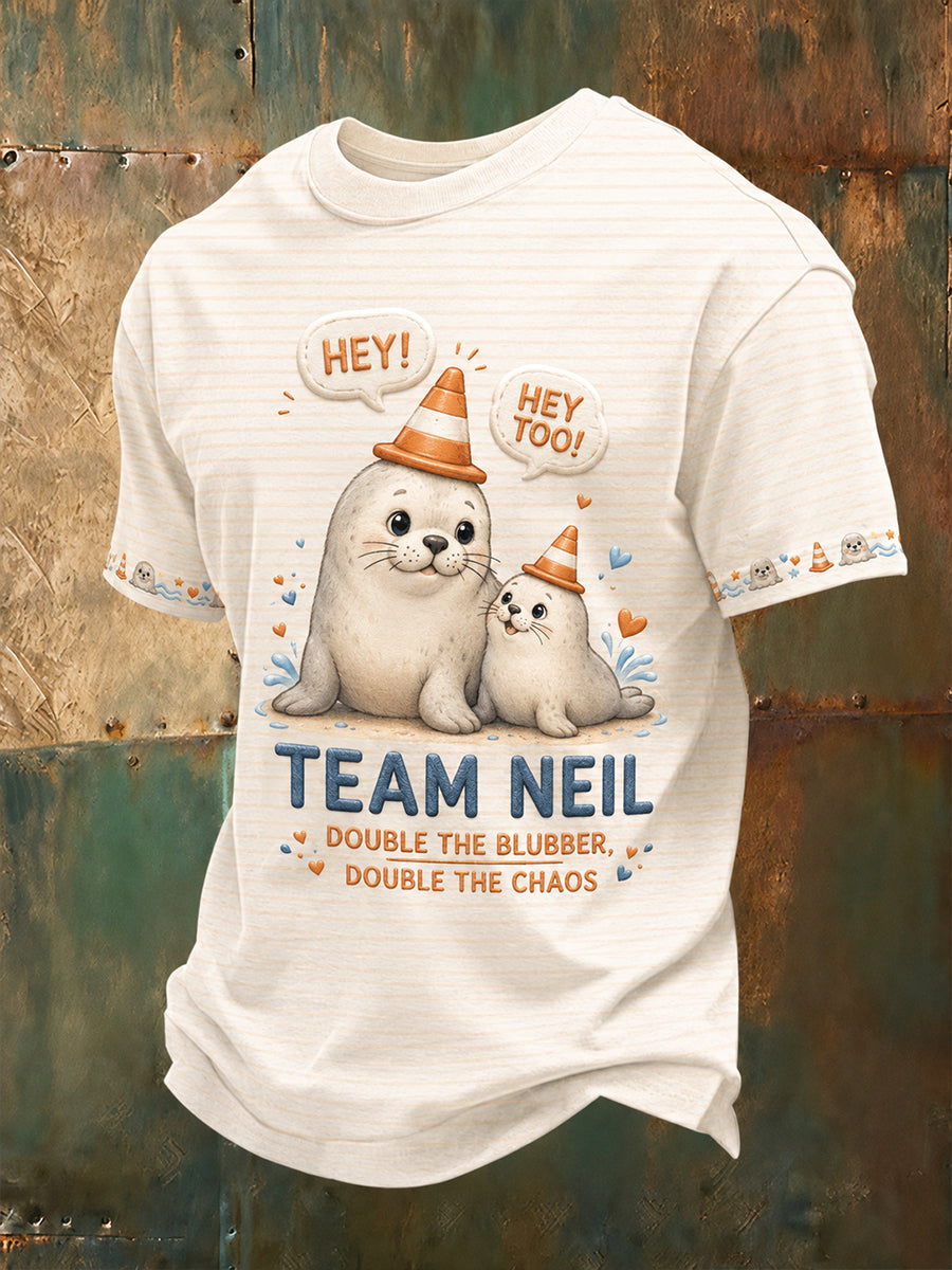 Men's Neil The Seal Short Sleeves T-Shirt