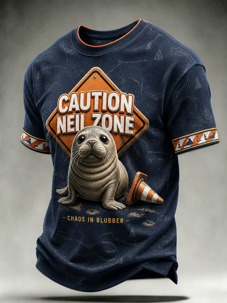 Men's Neil The Seal Short Sleeves T-Shirt