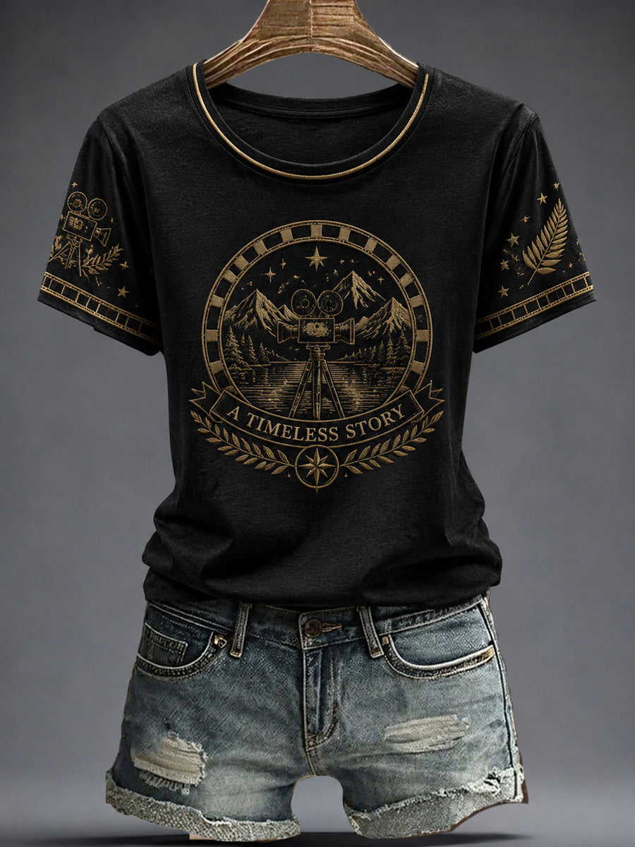Women's A TIMELESS STORY Printed T-shirt