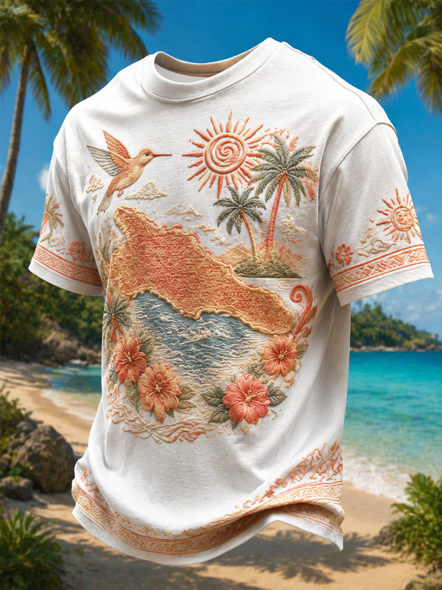 Men's Dominican Quisqueya Printed T-shirt
