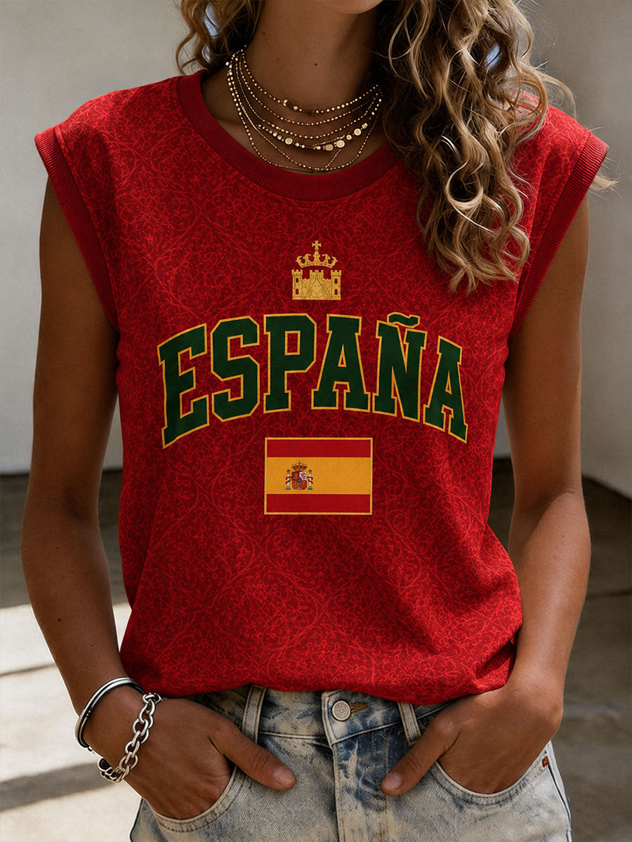Women's Spain Football Vests