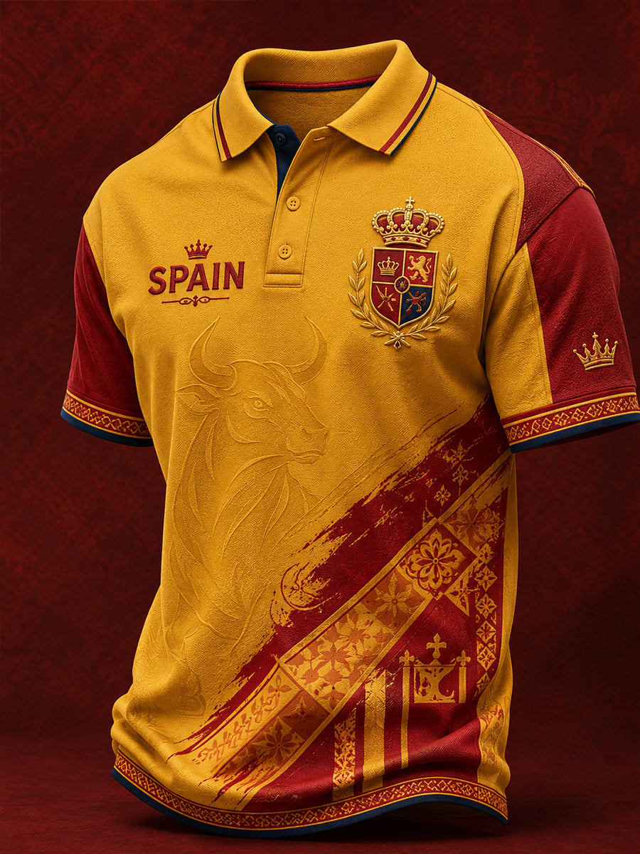 Men's Spain Short Sleeves T-Shirt
