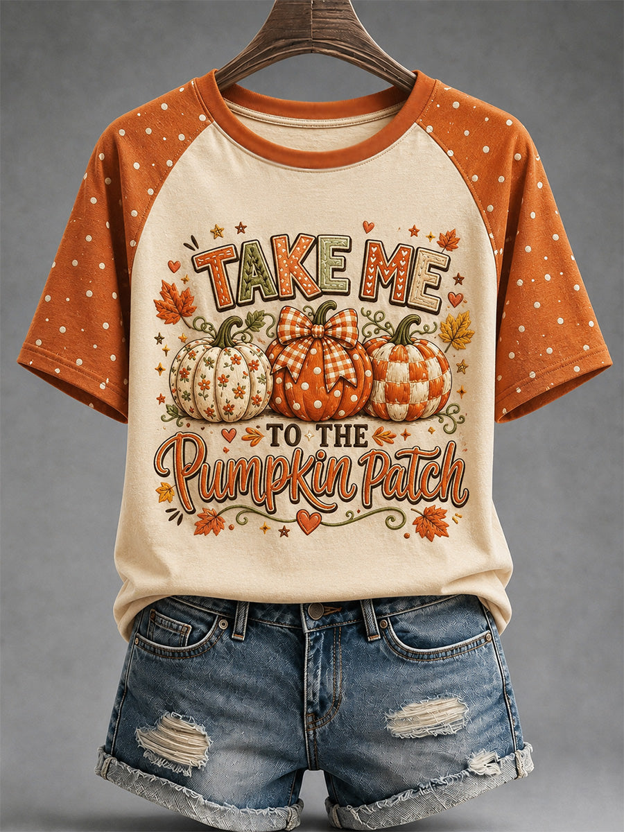 Women's Fall Print Casual Tee