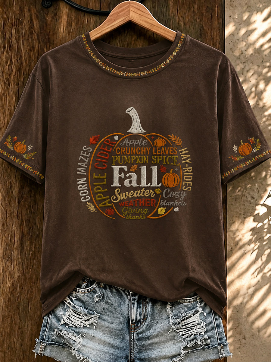 Women's Autumn Printed T-shirt