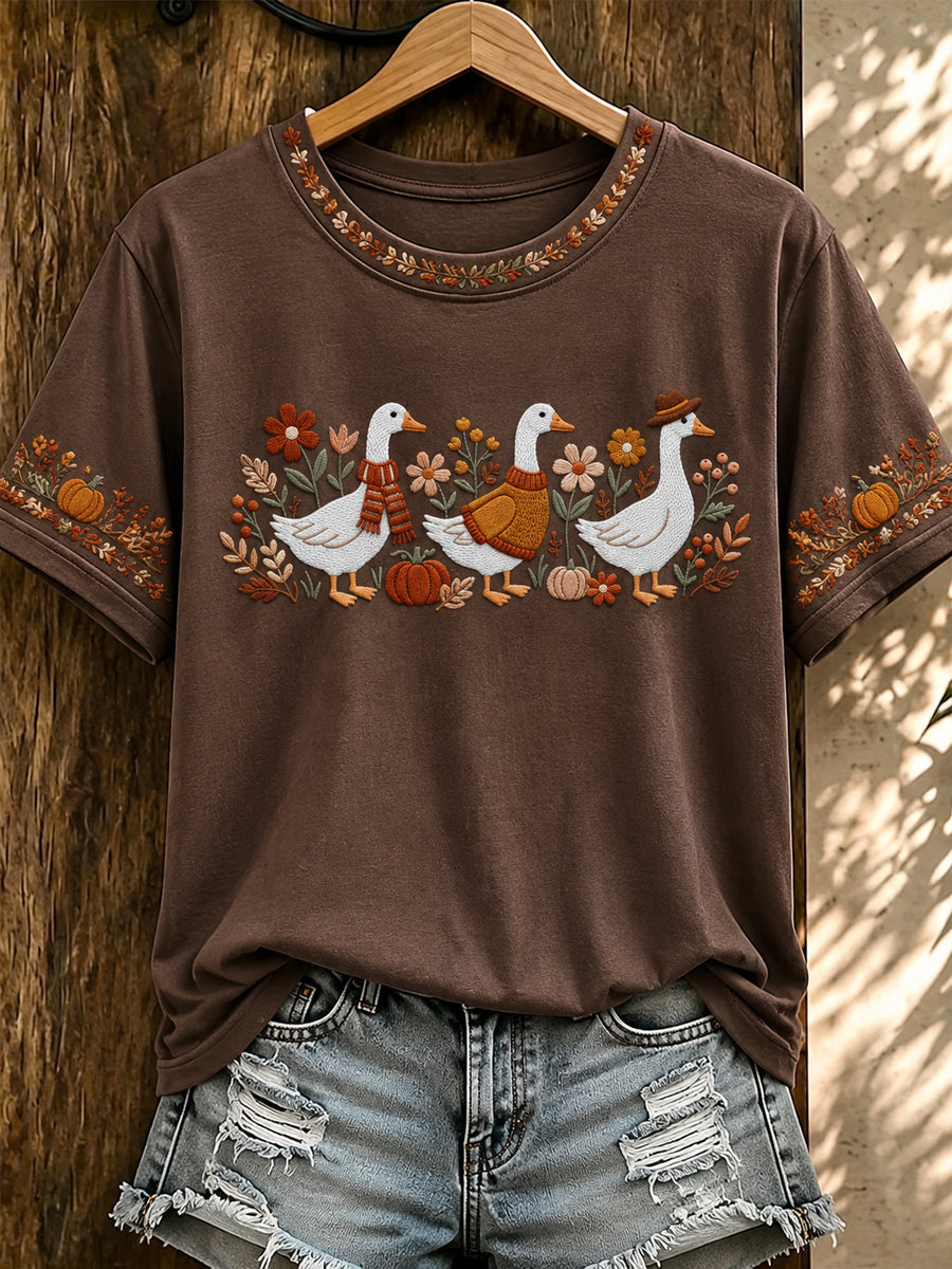 Women's Autumn Printed T-shirt