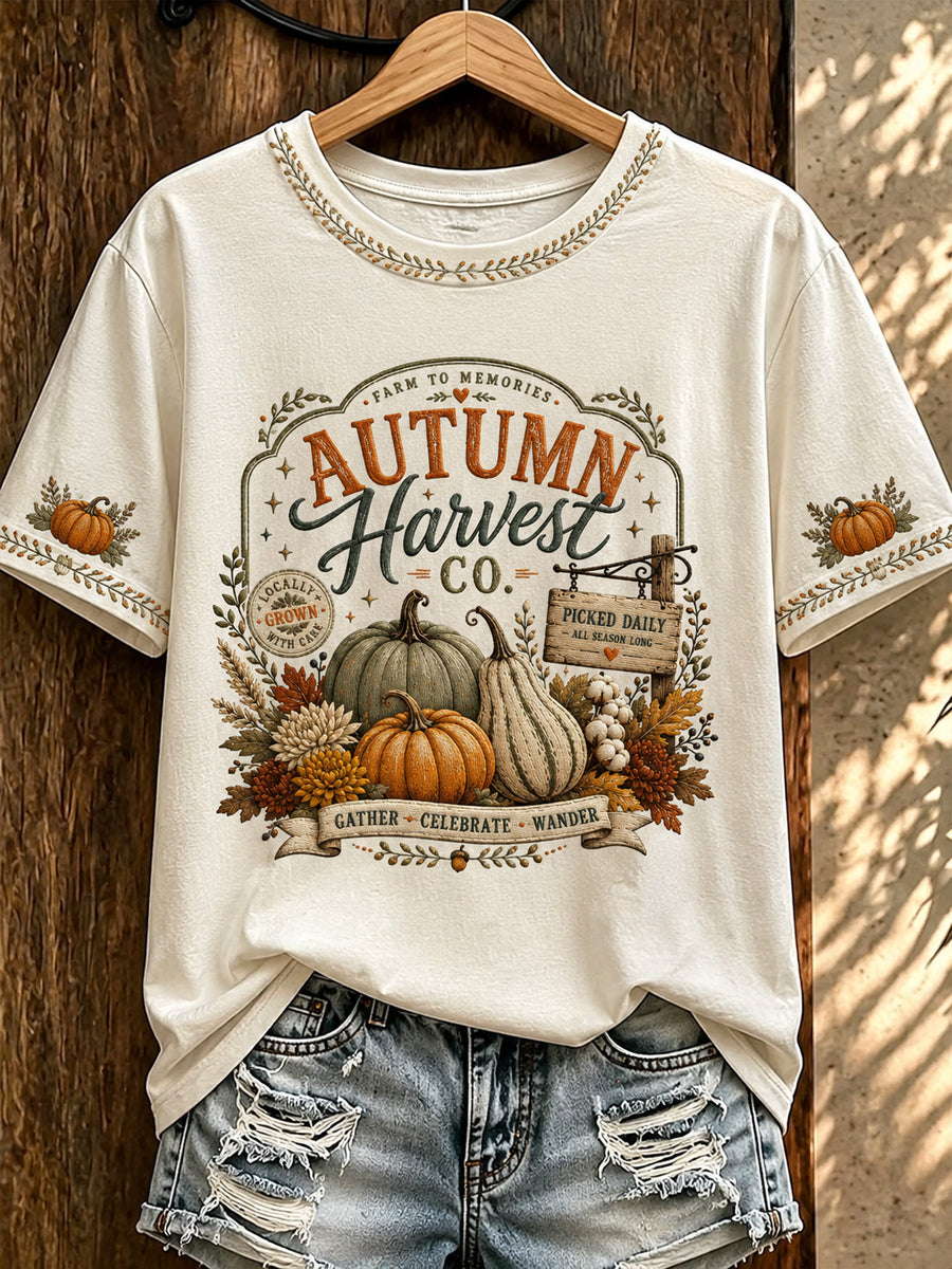 Women's Autumn Printed T-shirt
