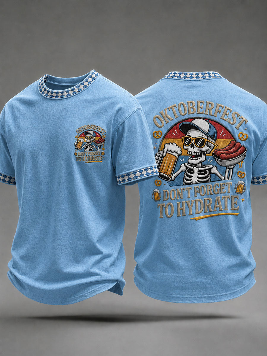 Men's Oktoberfest Printed Casual T-Shirt