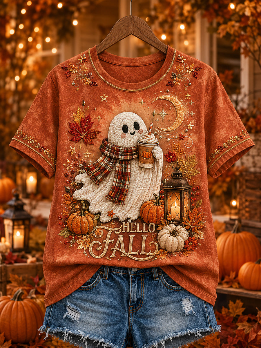 Women's Autumn Style Short-Sleeved T-Shirt