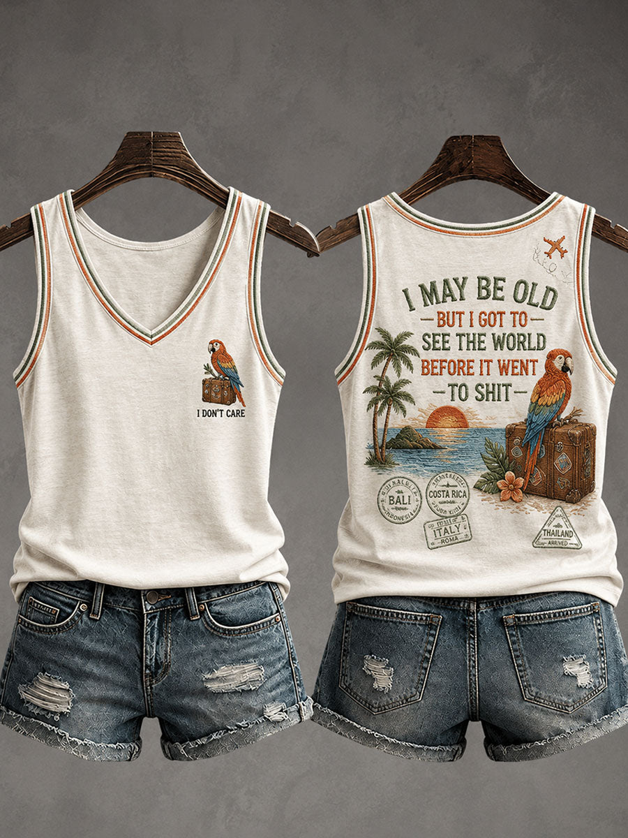 Women's I May Be Old Tank Top