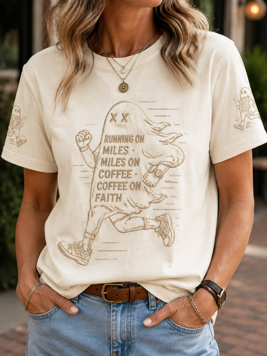 Coffee Miles Confidence Running Shirt
