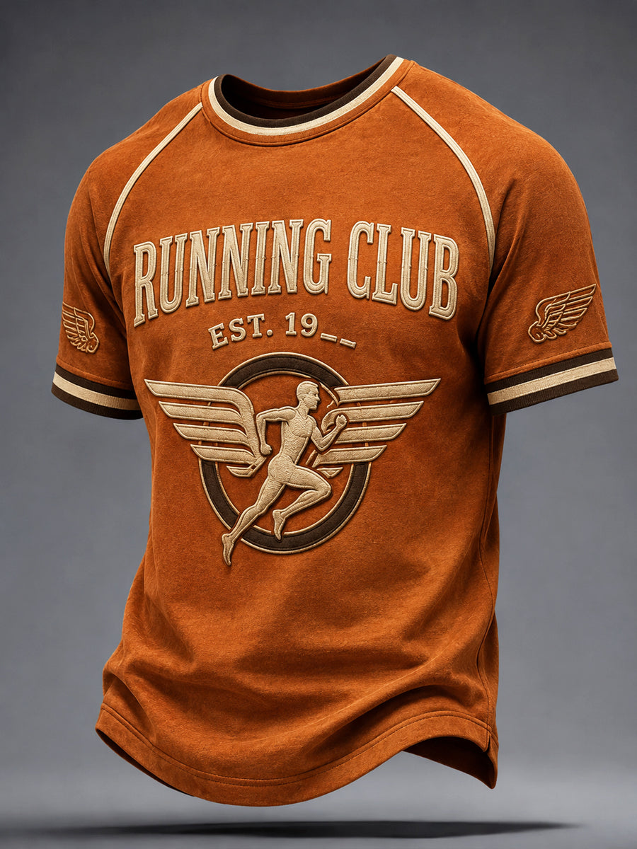 Born To Run Vintage Running Club T-Shirt