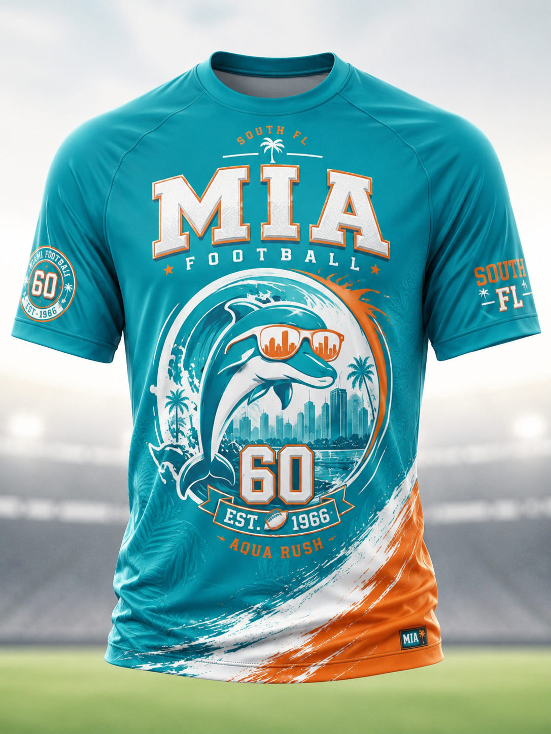 Men's Miami Dolphins Short Sleeve T-Shirt