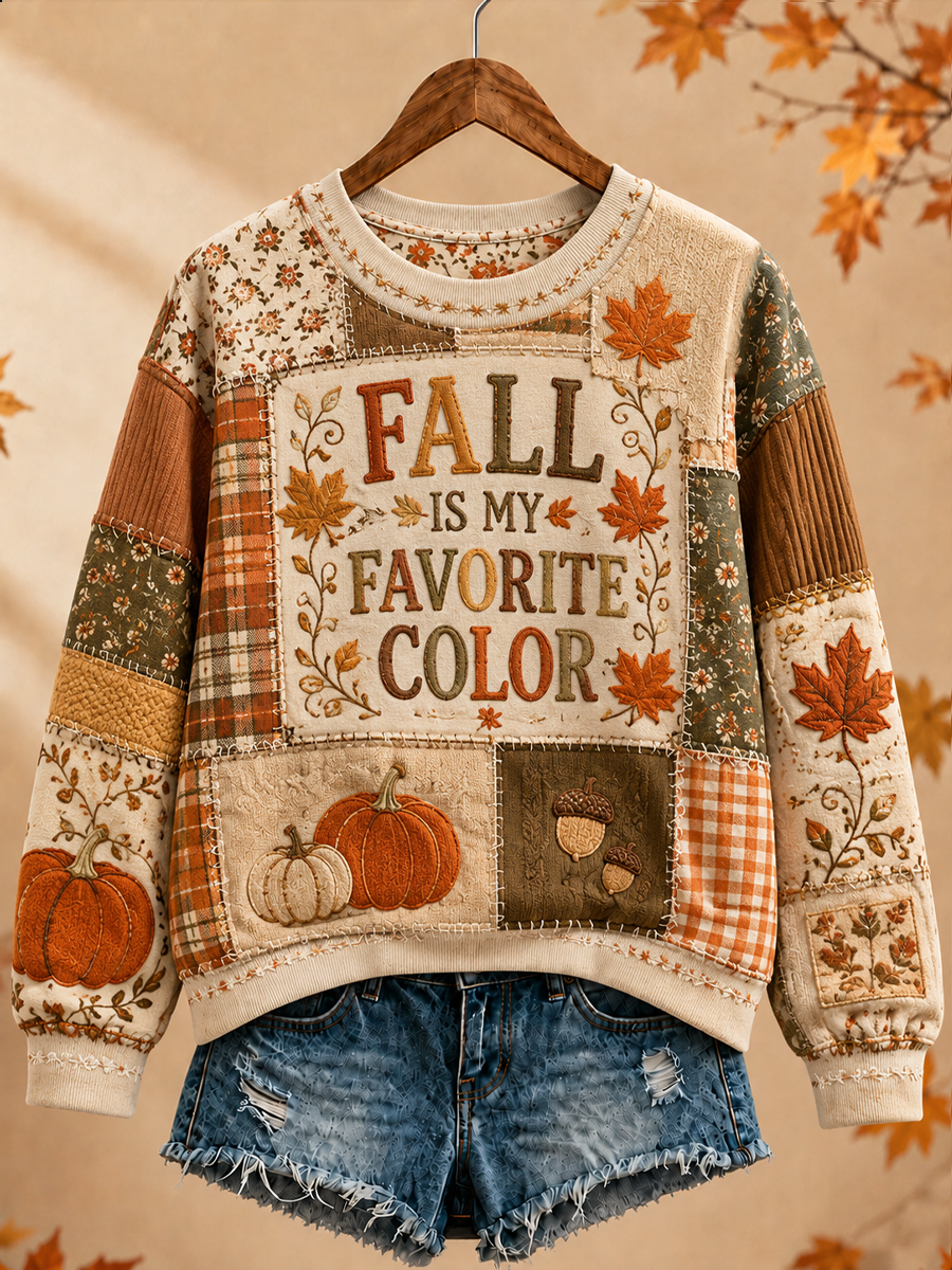 Women's Fall Is My Favorite Color Regular Sweatshirt