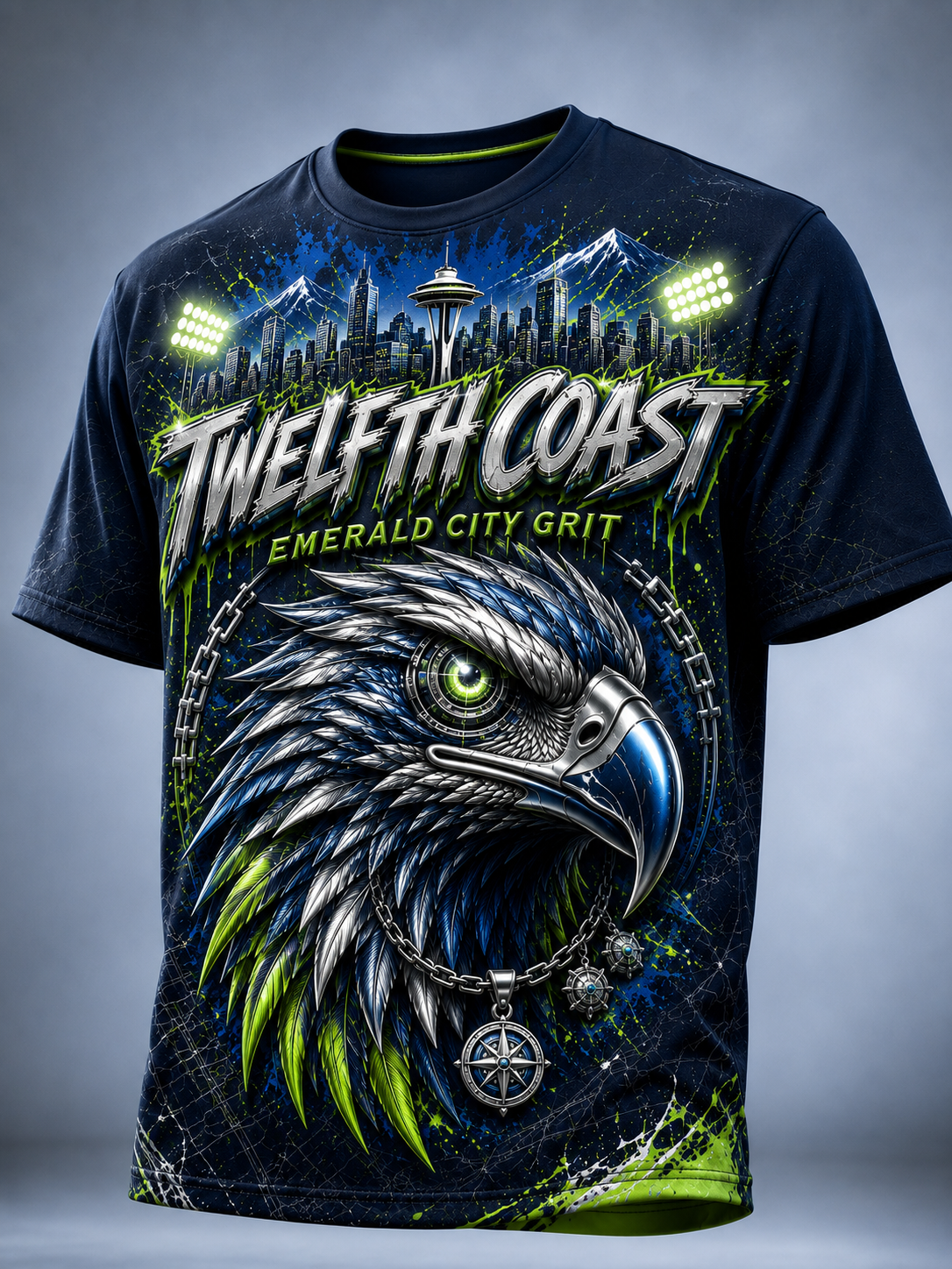 Men's Seattle Seahawks Short Sleeves T-Shirt