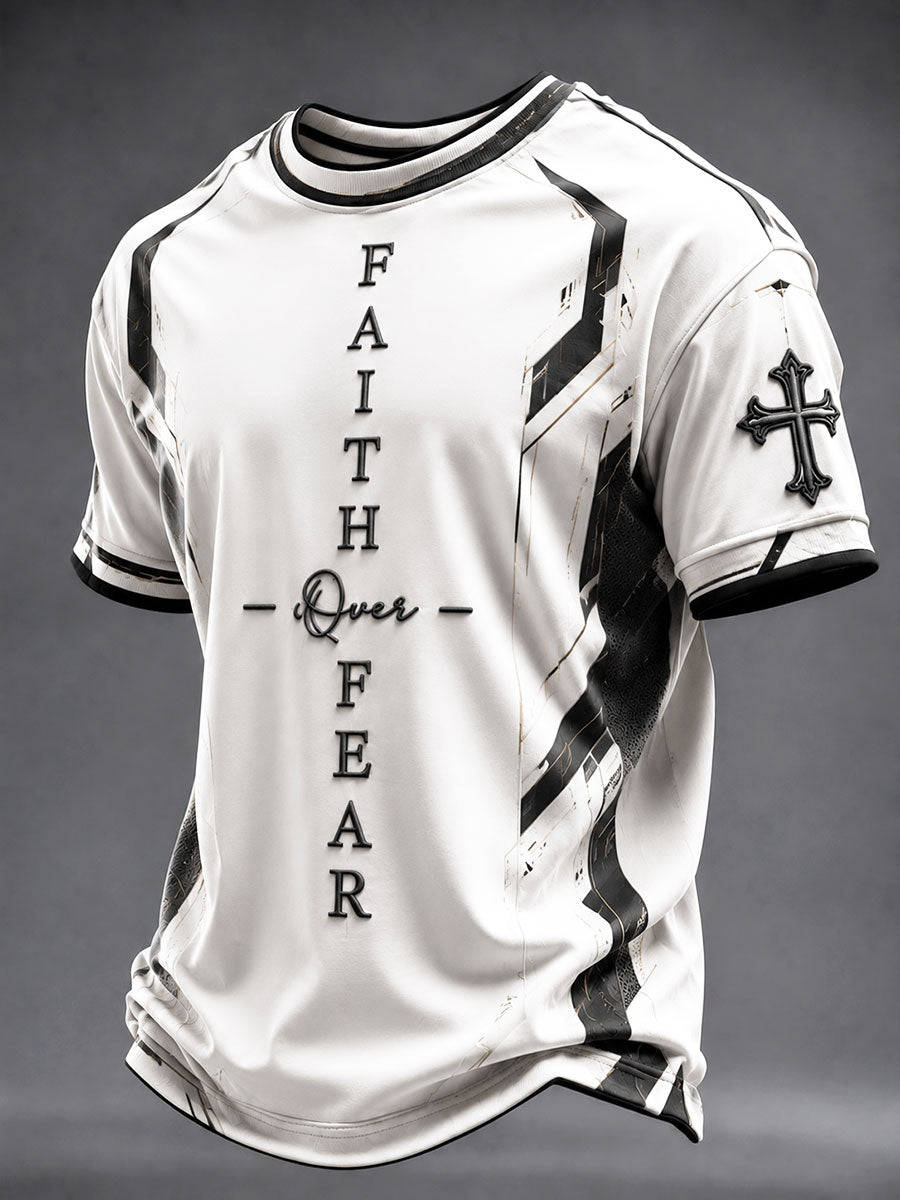Men's"Faith Over Fear" Faith Casual T-shirt
