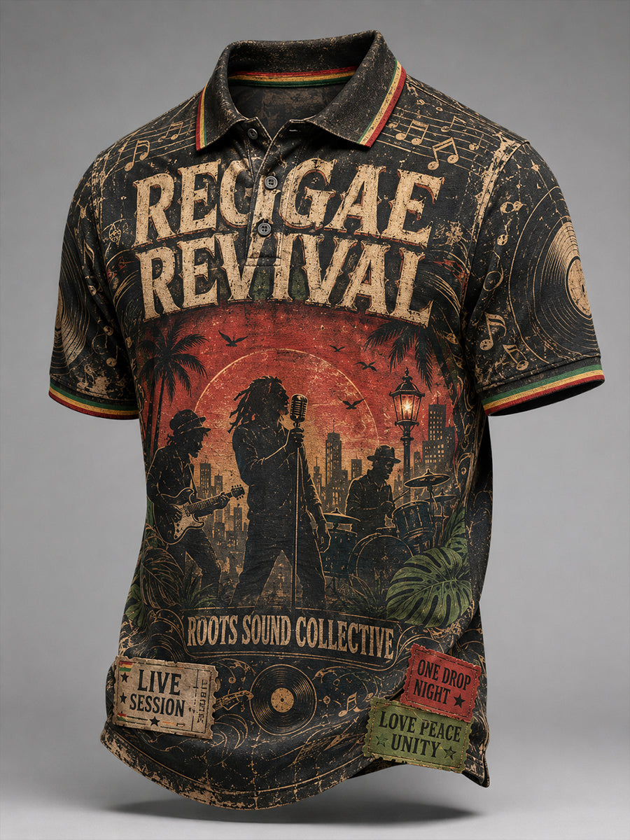 Men's Reggae Short Sleeves T-Shirt