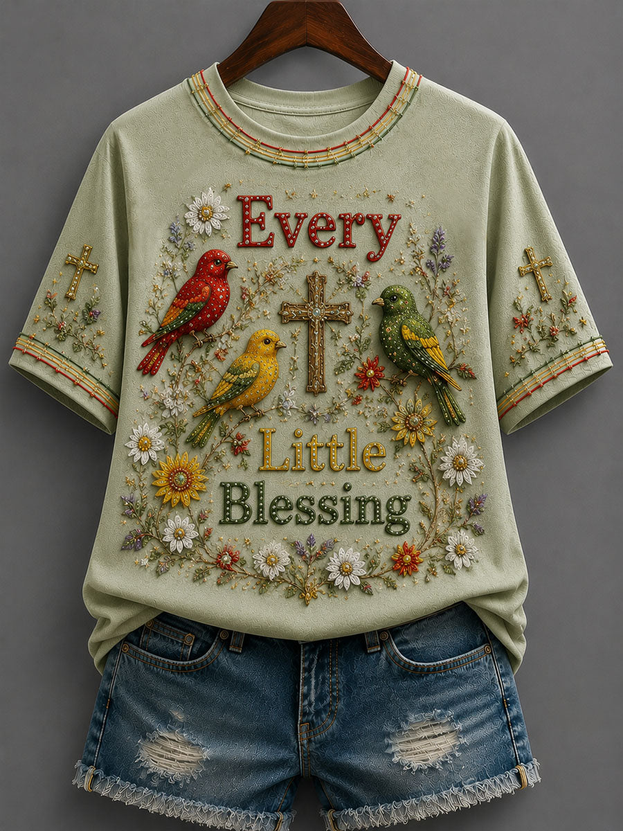 Every Little Blessing Bird Shirt