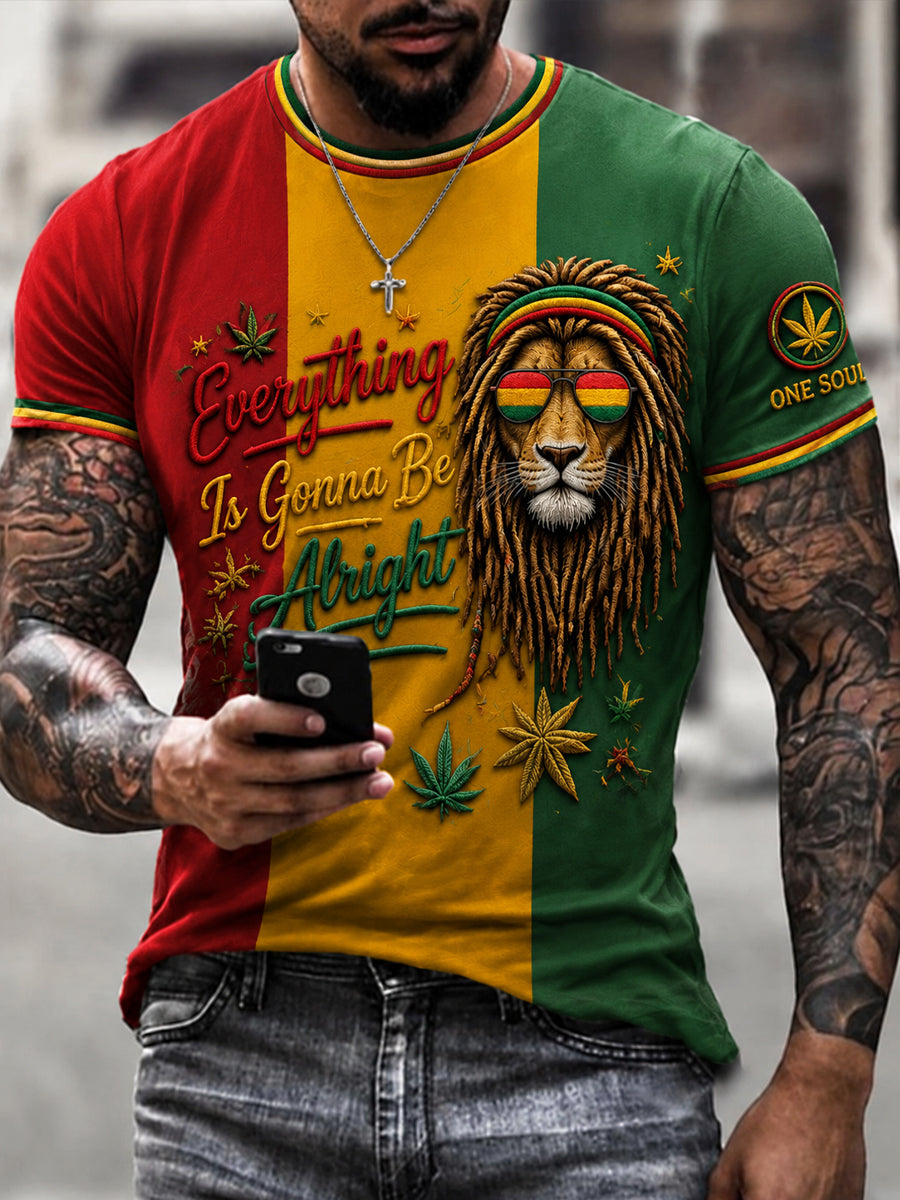 Casual T-Shirt for Retro Reggae Music Fans
