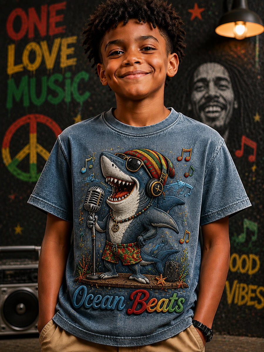 Shark Music Kids' T-Shirt