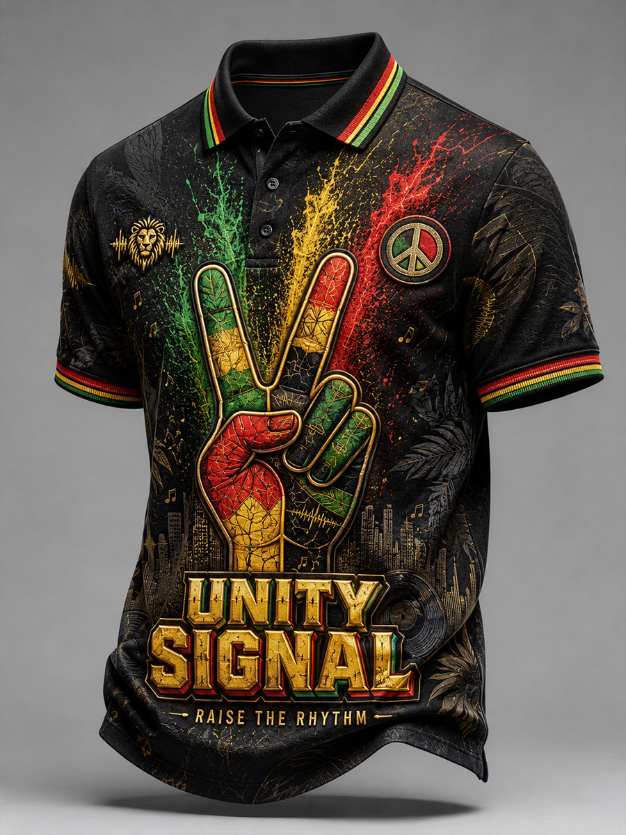 Men's Reggae Short Sleeve Shirt