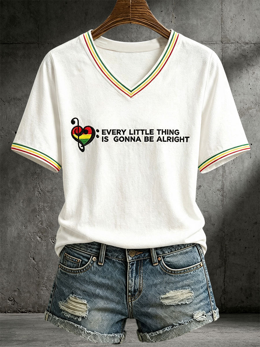 Women's Every Little Thing Is Gonna Be Alright T-shirt