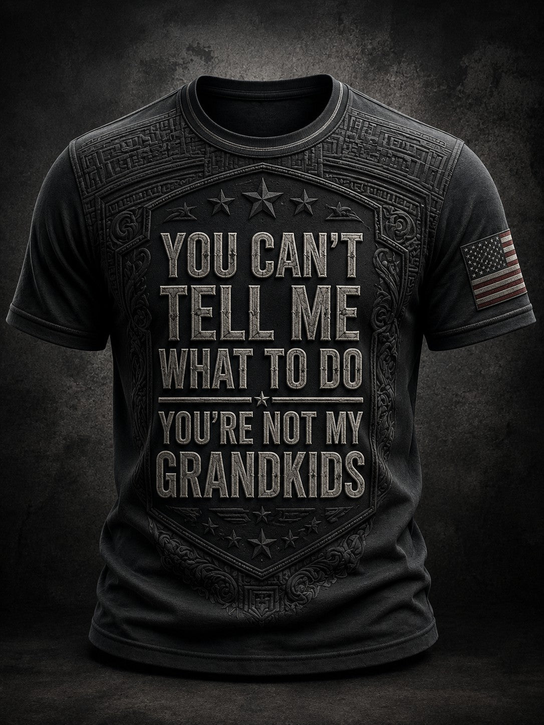 Men's You Can't Tell Me What To Do You're Not My GrandKids Printed T-shirt