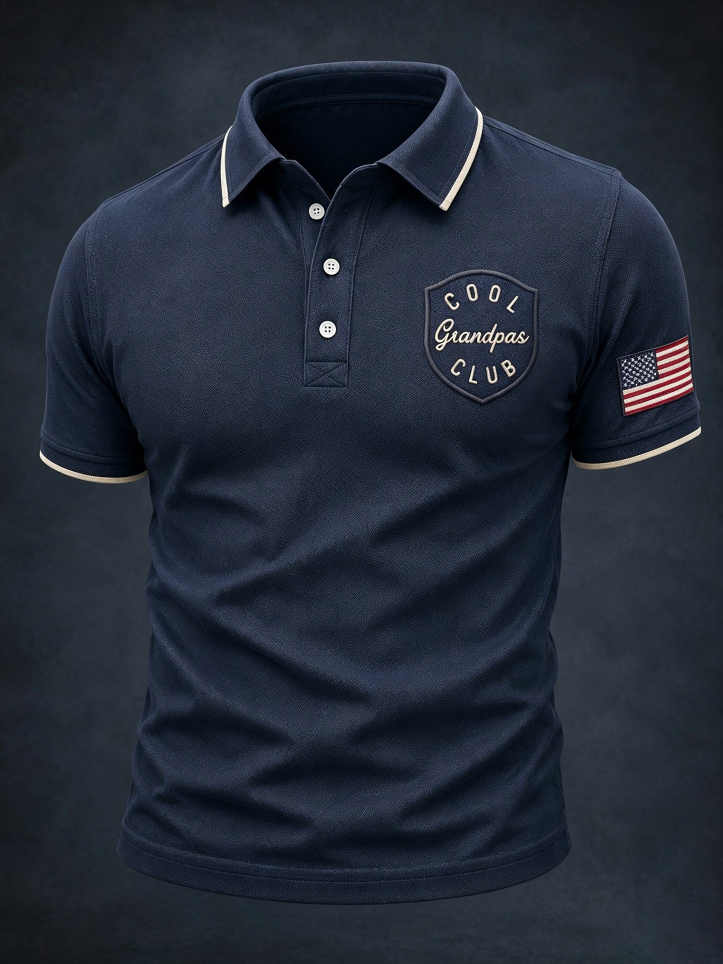 Men's Cool Grandpas Club Printed Shirt
