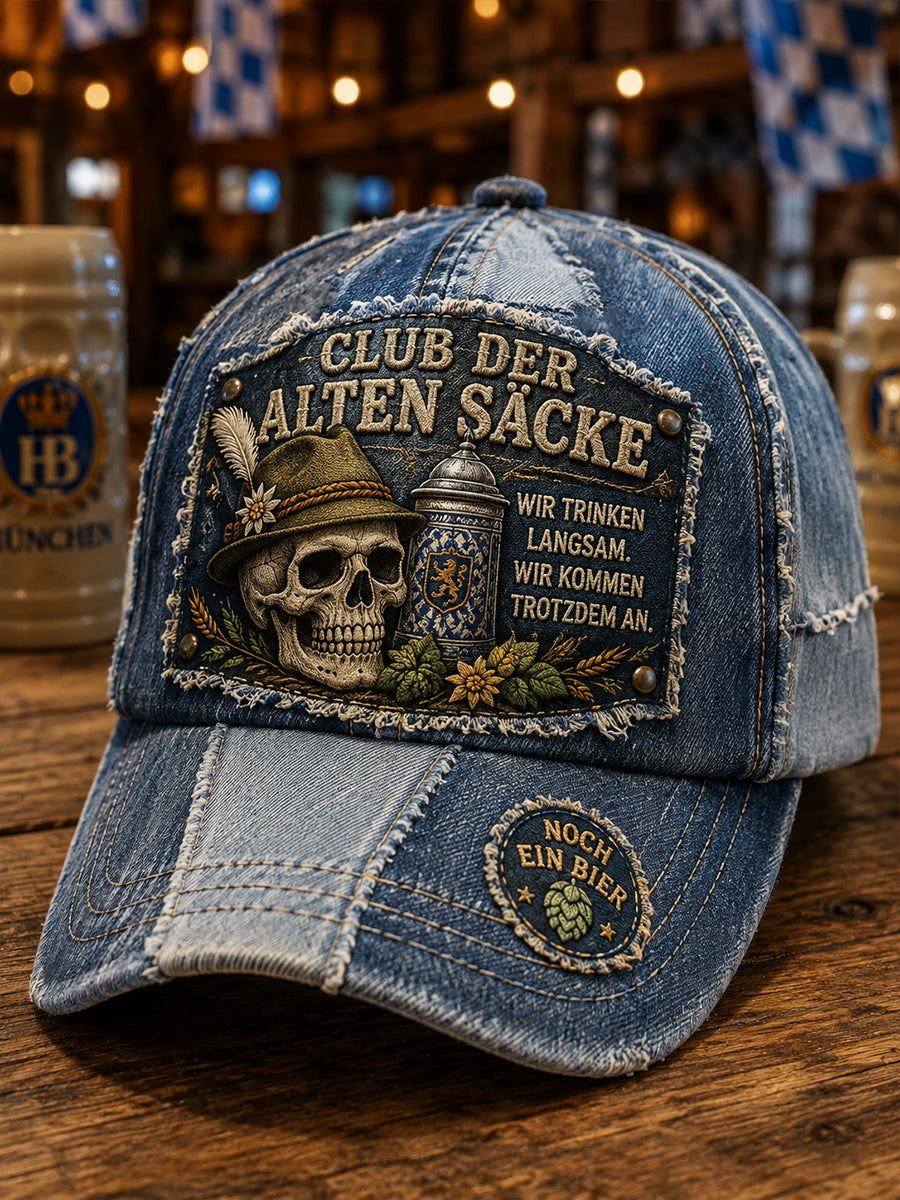 Unisex Funny Oktoberfest Print Cap