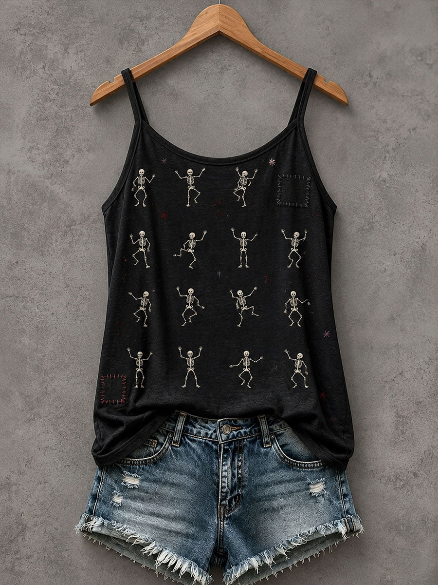Women's Gothic Skull Tank Top