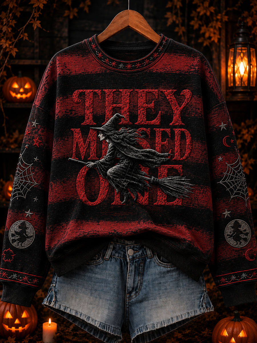 Women's “1692 they messed one” Print Sweatshirt