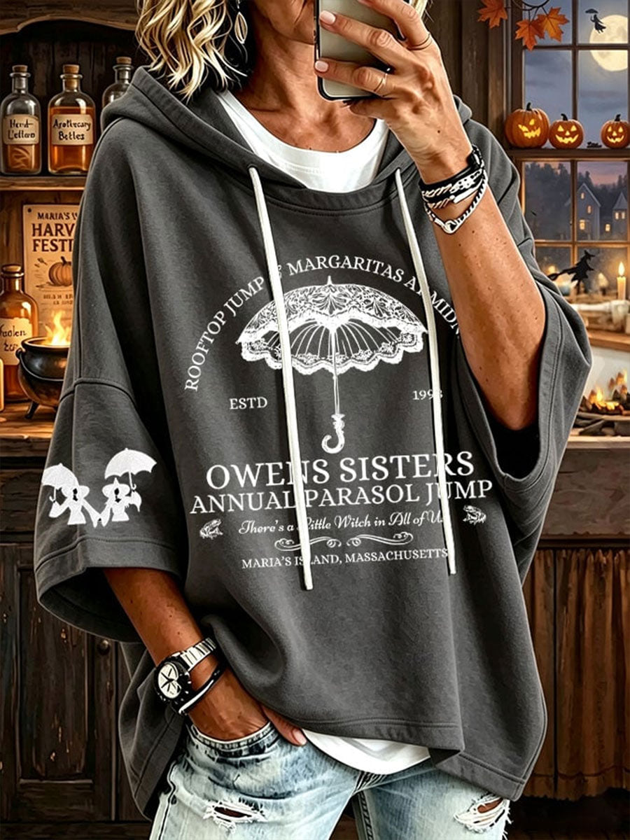 Women’s Owens Sisters Apothecary Witch Print Hoodie