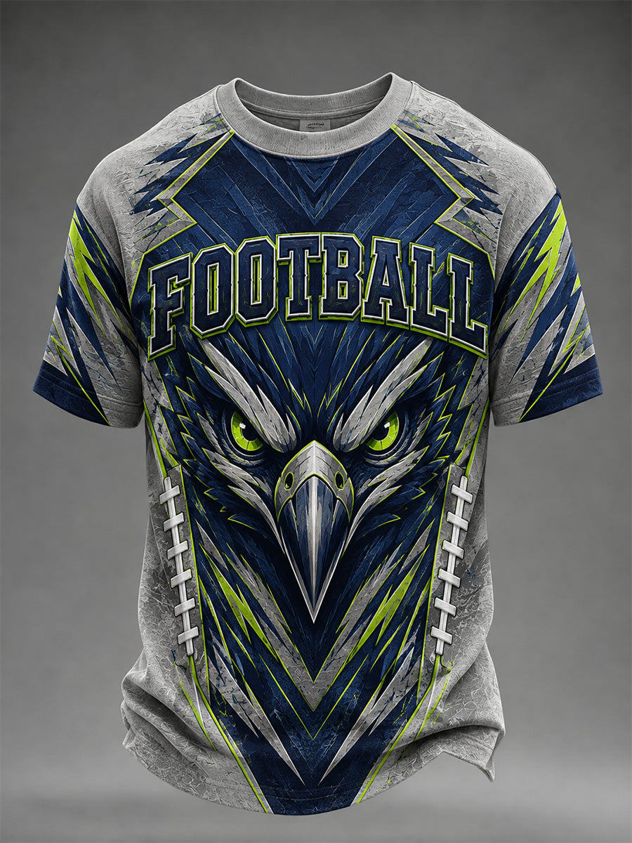 Men's Football Gameday Gift For Football Fans Casual Tee