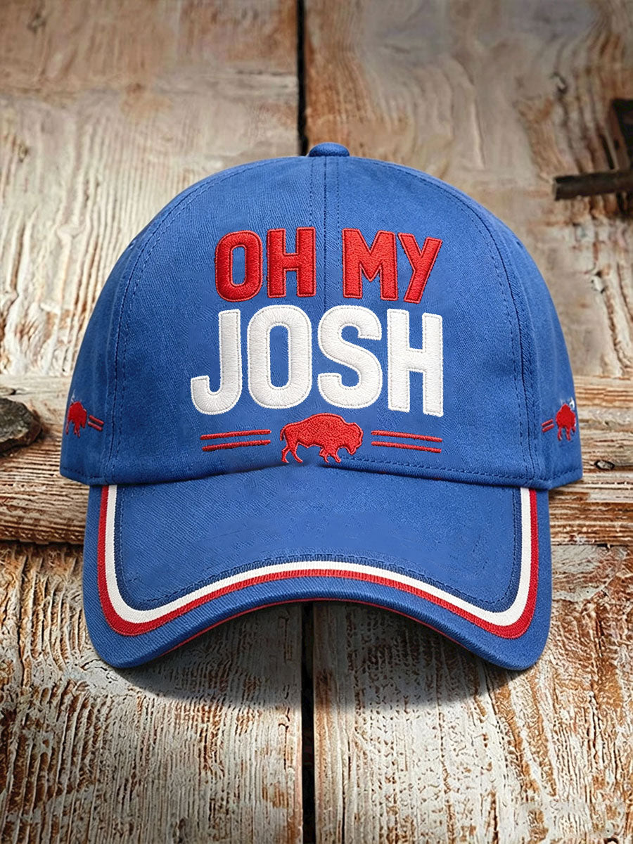 Unisex Football Lover Bulls BUF Art Printed Hat