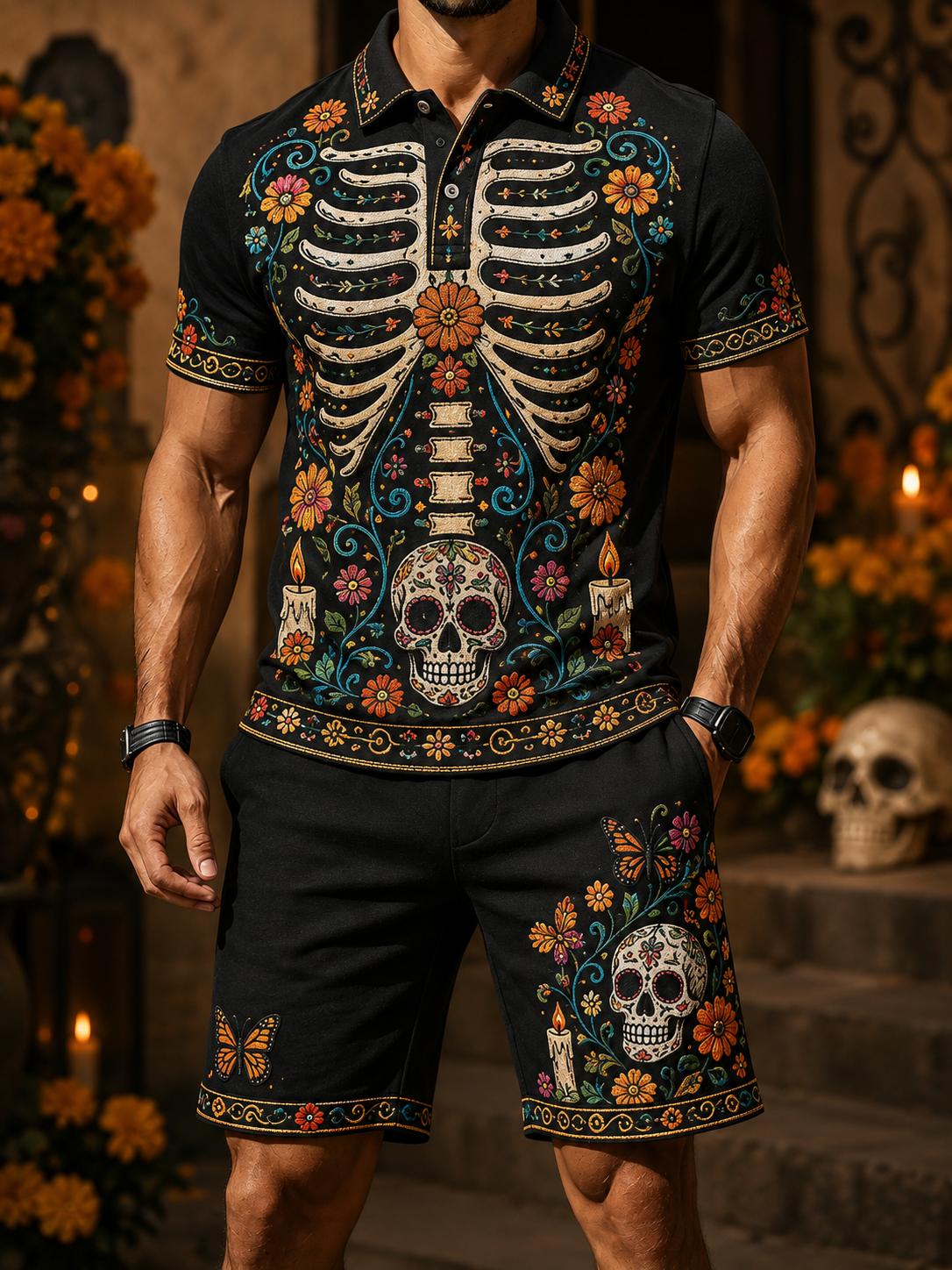 Men's Day Of The Dead Sets