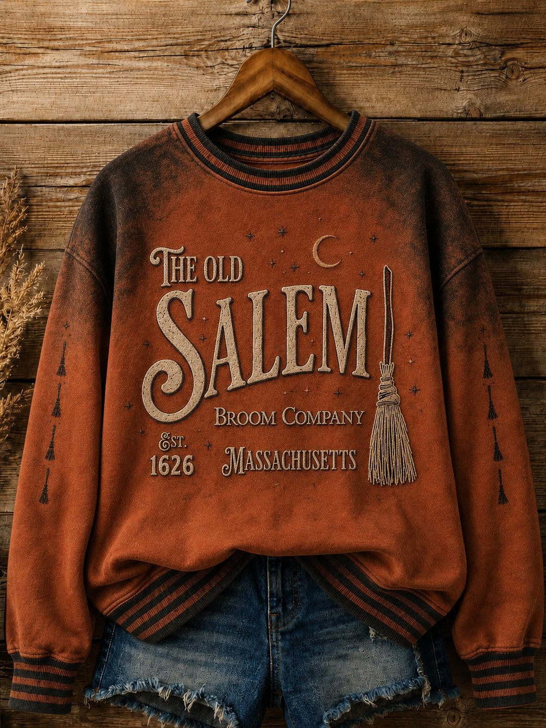 Women's Salem Broom Company Printed Sweatshirt