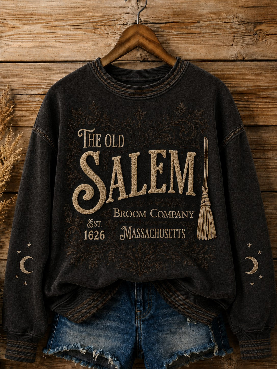Women's Salem Broom Company Printed Sweatshirt