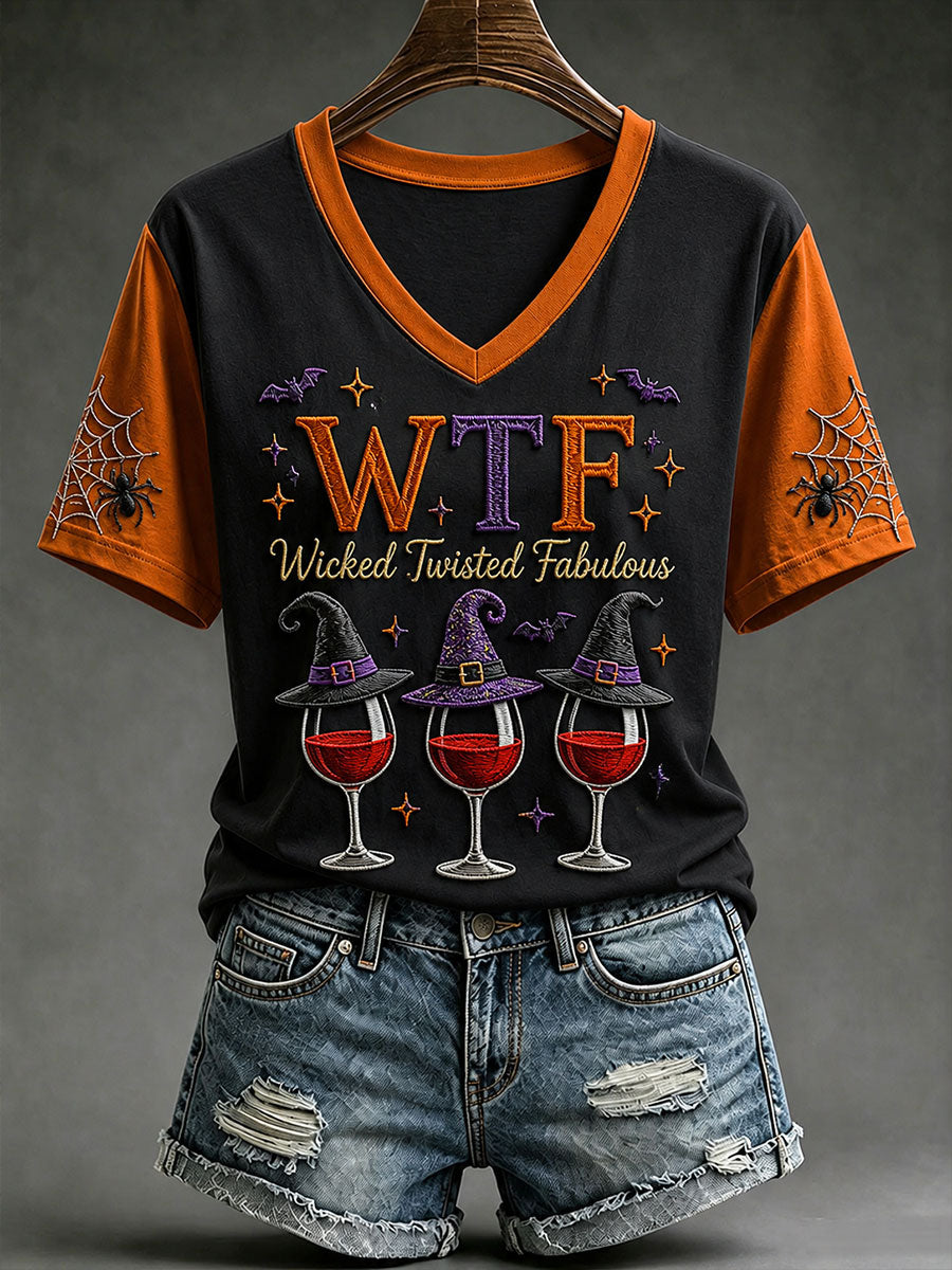 Women's WTF Wicked Twisted Fabulous Short-sleeved T-shirt