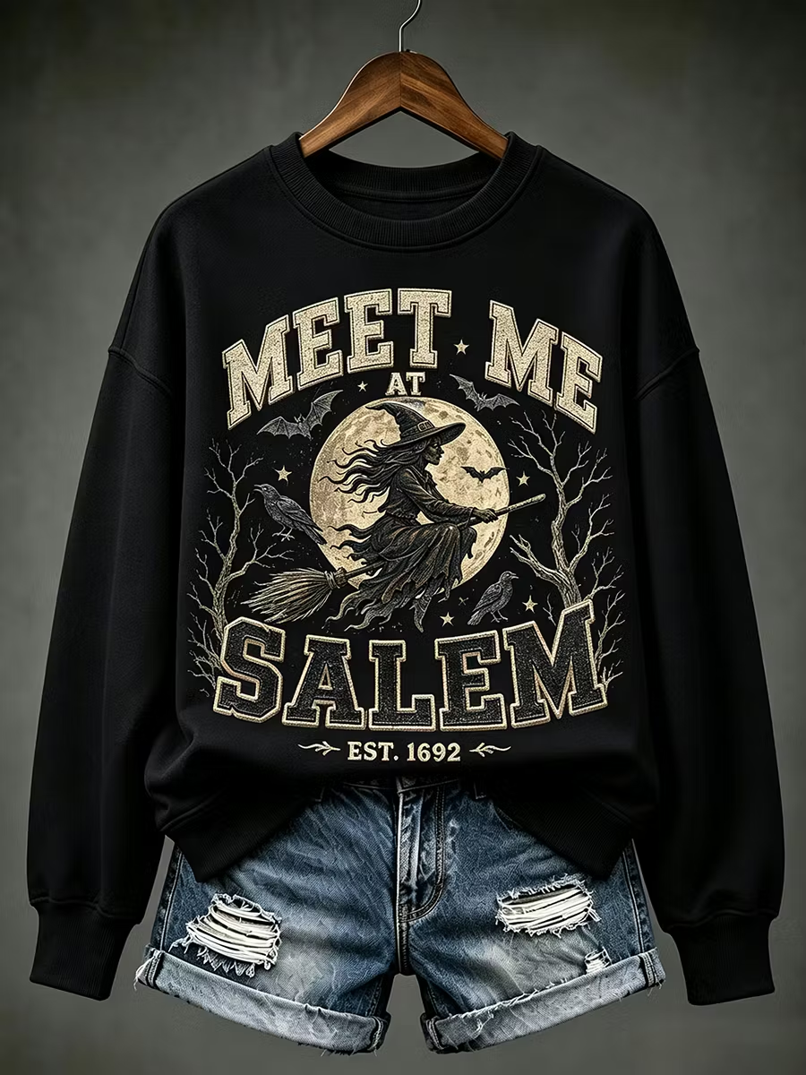 Women's Meet Me At Salem Regular Sweatshirt