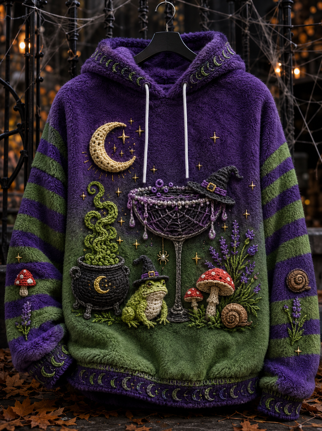 Women's Midnight Margaritas Practical Magic Inspired Flannel Hoodie