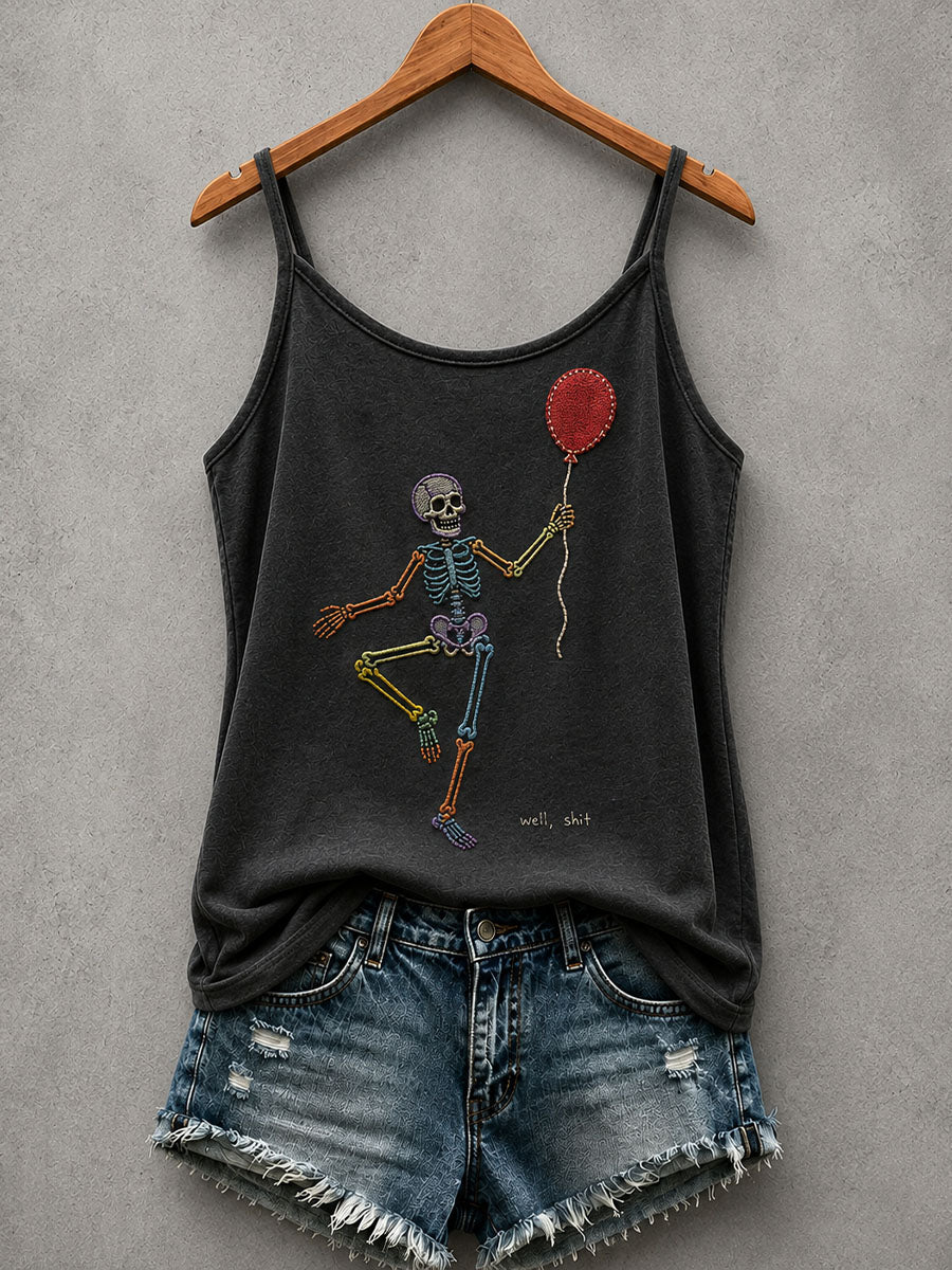Women's Gothic Skull Tank Top