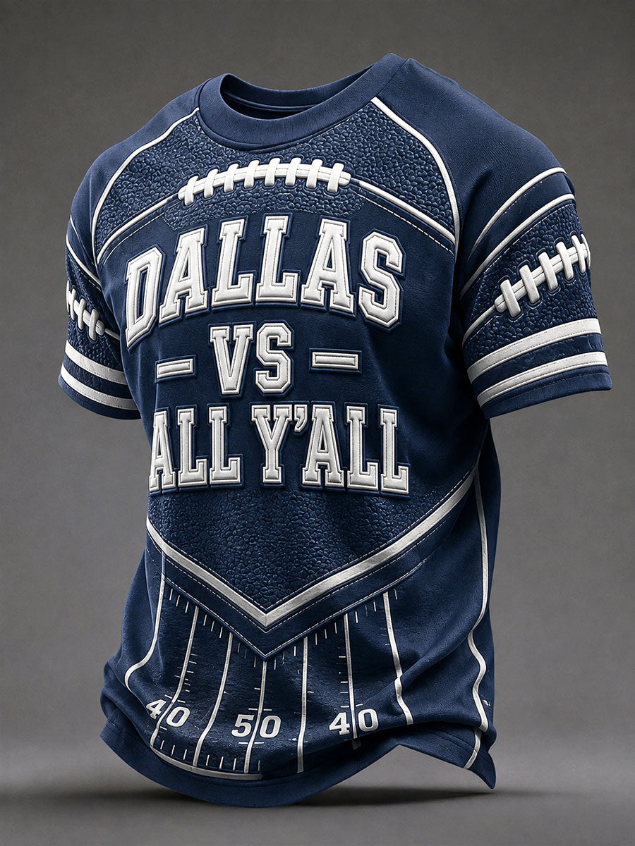 Men's "Dallas vs all y'all" T-shirts
