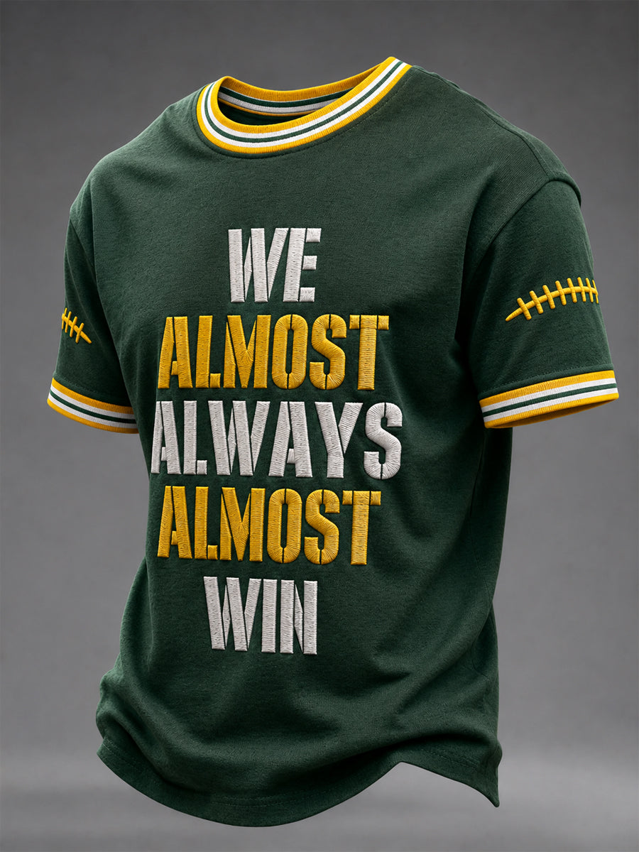 Men's Football Printed T-shirt