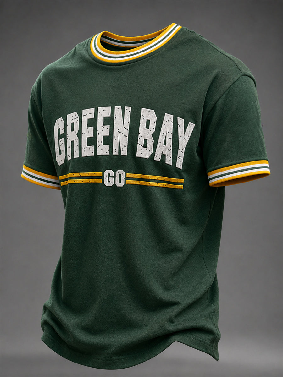 Men's Football Printed T-shirt