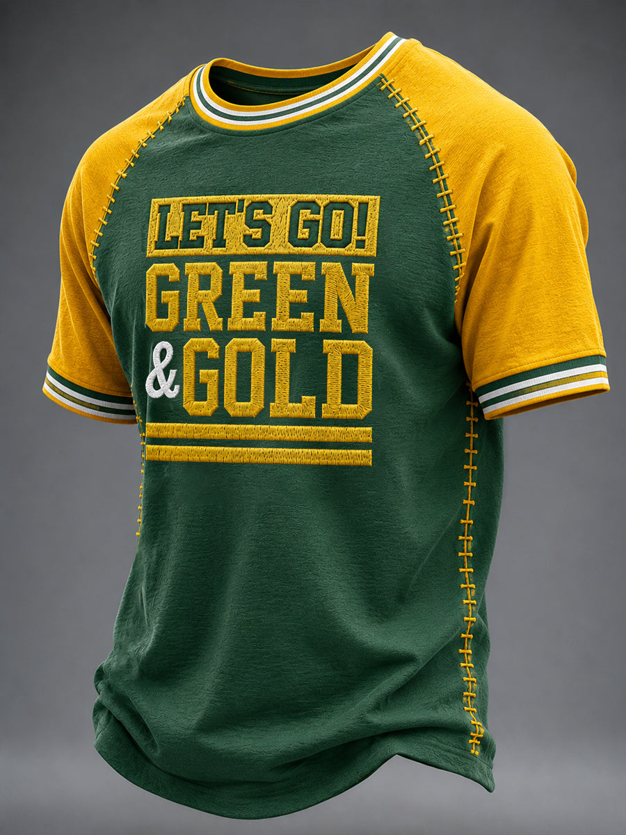 Men's America Football Printed T-shirt